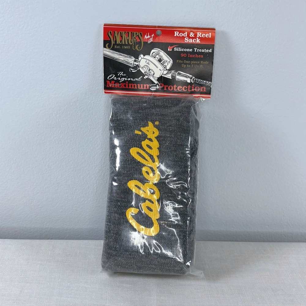 Sack-Ups 90 Inch Rod and Reel Sack Cabela's Silicone Treated Gray